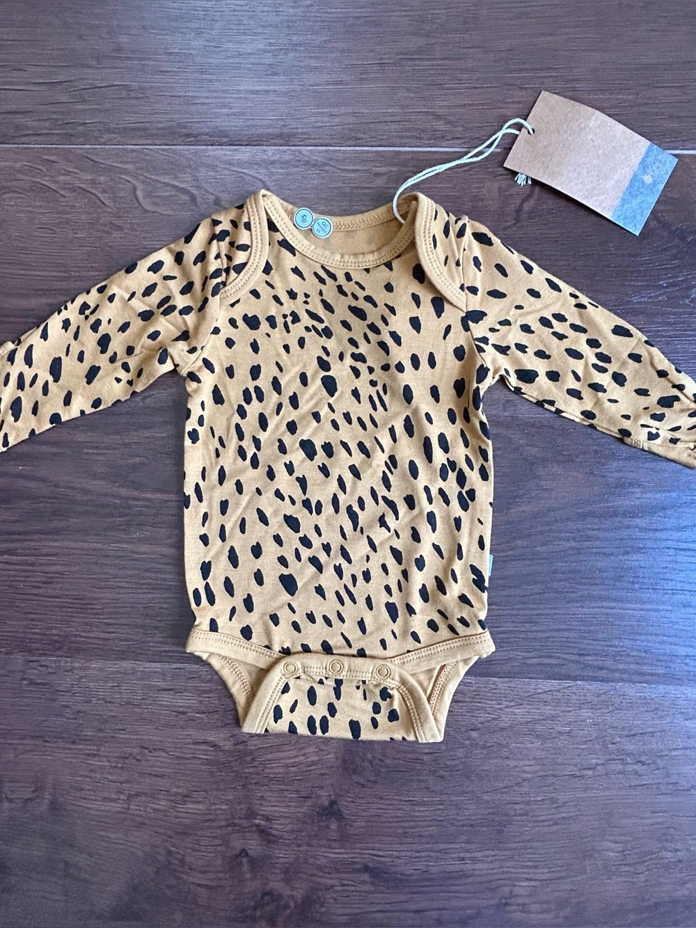Kyte Marigold Cheetah Bodysuit Newborn
